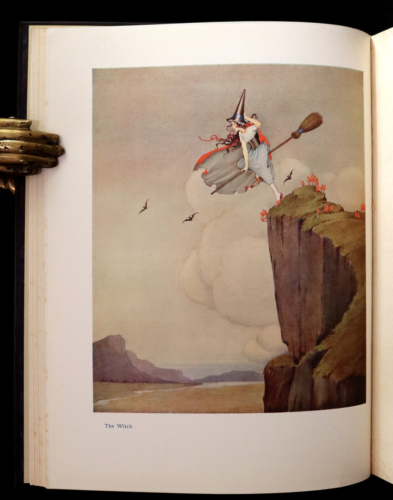 1931 Rare First UK Edition in a beautiful binding ~ FAIRYLAND by Ida Rentoul Outhwaite color illustrated.