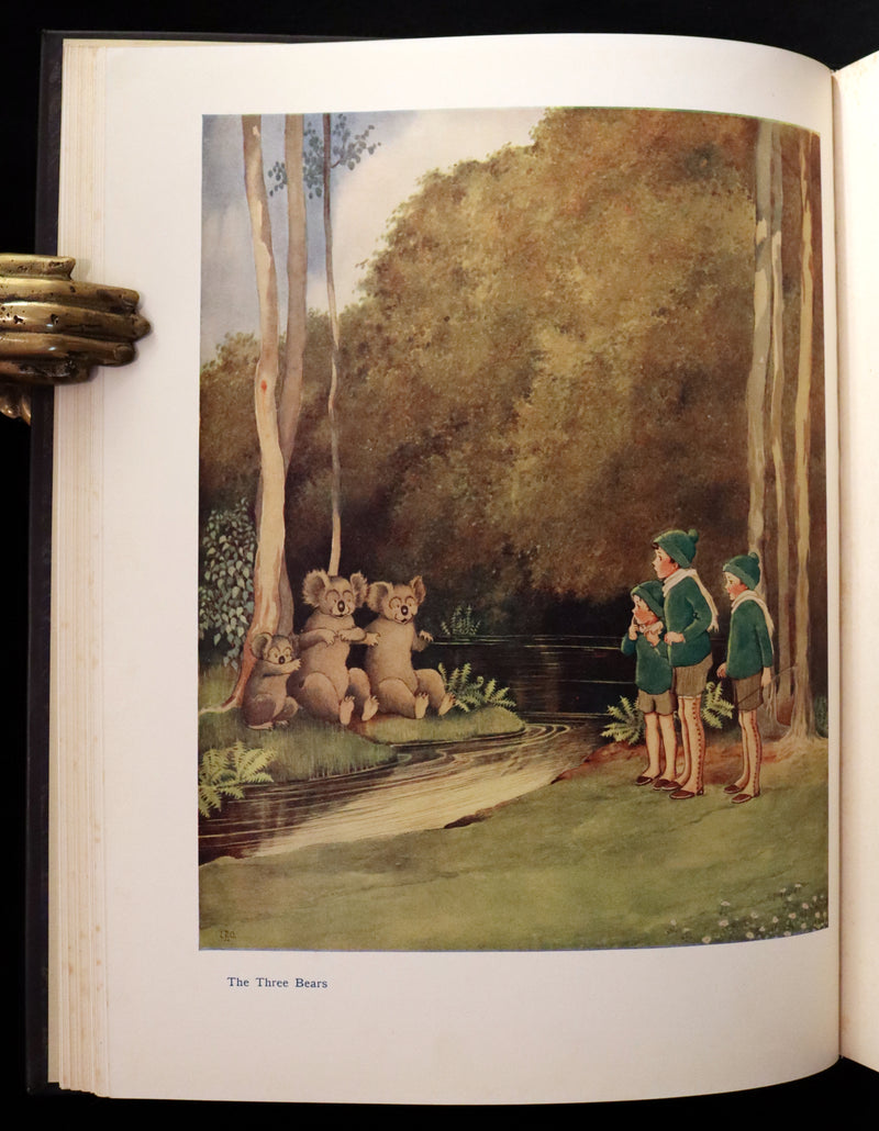 1931 Rare First UK Edition in a beautiful binding ~ FAIRYLAND by Ida Rentoul Outhwaite color illustrated.