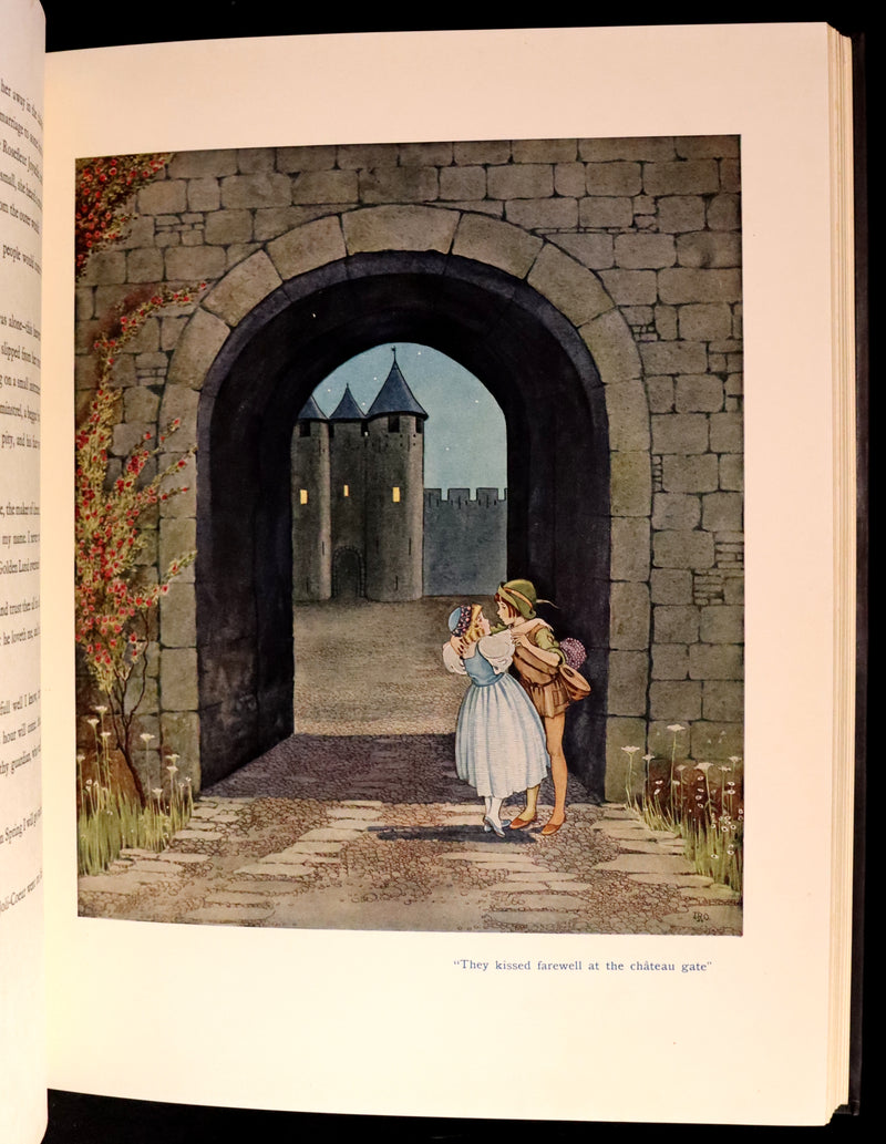 1931 Rare First UK Edition in a beautiful binding ~ FAIRYLAND by Ida Rentoul Outhwaite color illustrated.