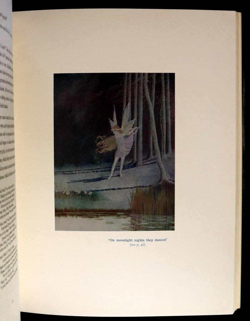 1931 Rare First UK Edition in a beautiful binding ~ FAIRYLAND by Ida Rentoul Outhwaite color illustrated.
