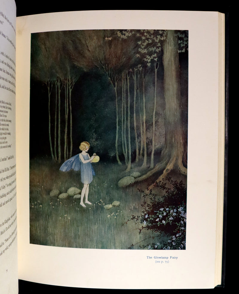 1931 Rare First UK Edition in a beautiful binding ~ FAIRYLAND by Ida Rentoul Outhwaite color illustrated.