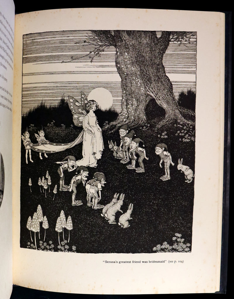 1931 Rare First UK Edition in a beautiful binding ~ FAIRYLAND by Ida Rentoul Outhwaite color illustrated.