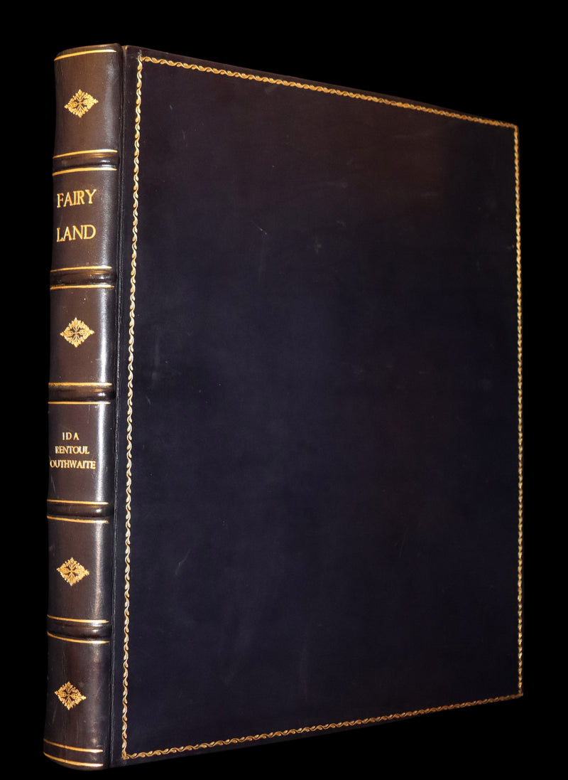 1931 Rare First UK Edition in a beautiful binding ~ FAIRYLAND by Ida Rentoul Outhwaite color illustrated.