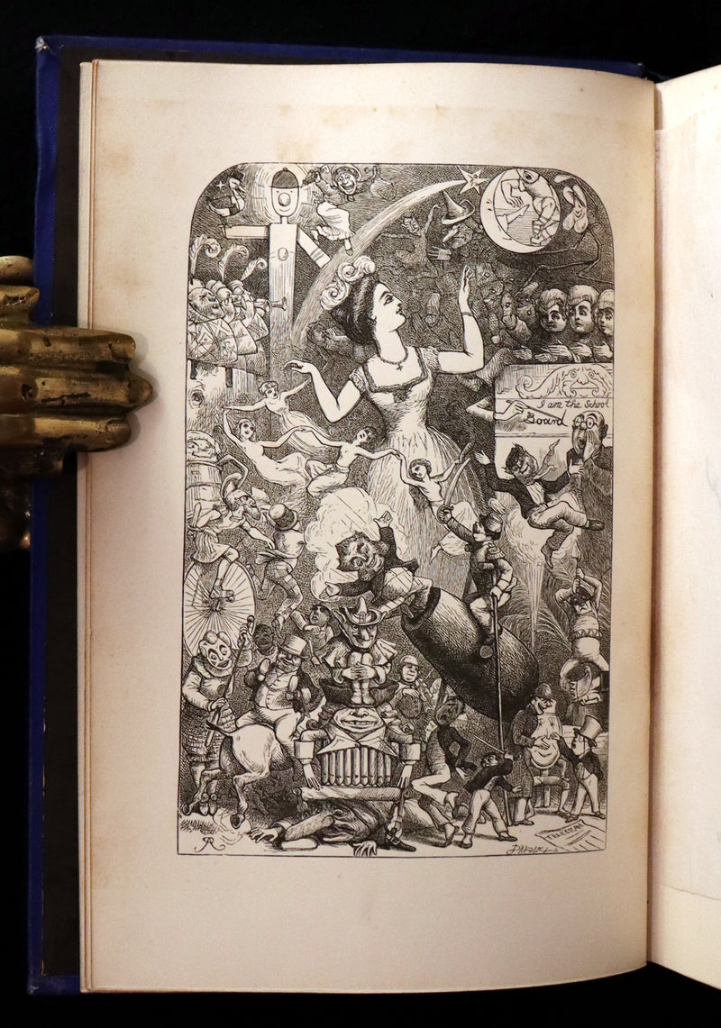 1877 Scarce Book - Our Trip to Blunderland Or, Grand Excursion to Blundertown and Back illustrated by Charles Doyle.