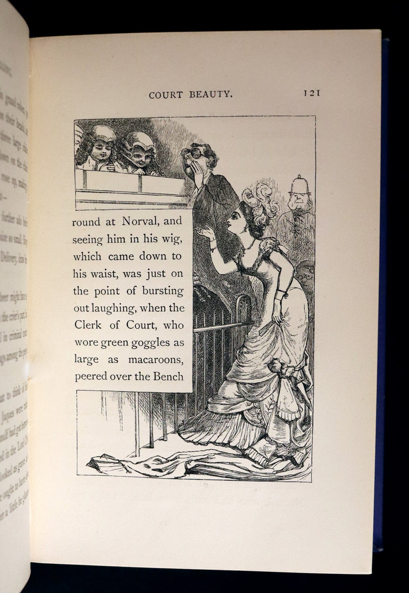 1877 Scarce Book - Our Trip to Blunderland Or, Grand Excursion to Blundertown and Back illustrated by Charles Doyle.
