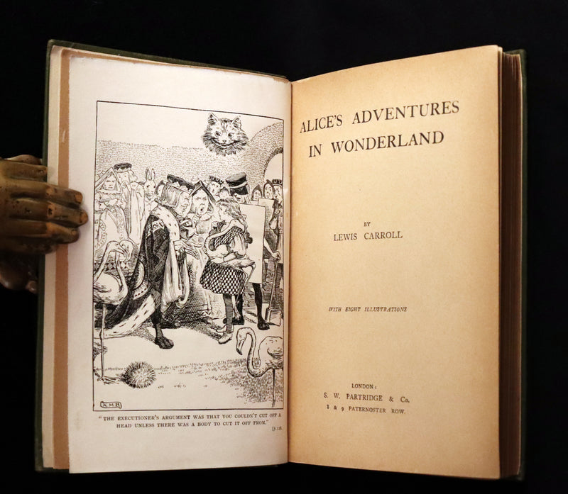 1908 Scarce Book - Alice's Adventures in Wonderland, 1st Edition Illustrated by K. M. Roberts.