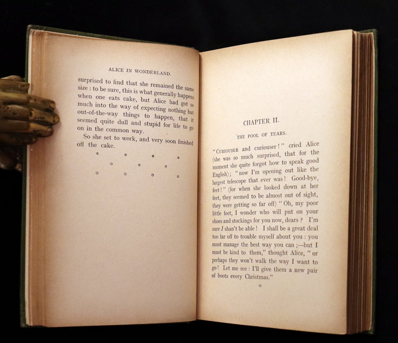1908 Scarce Book - Alice's Adventures in Wonderland, 1st Edition Illustrated by K. M. Roberts.