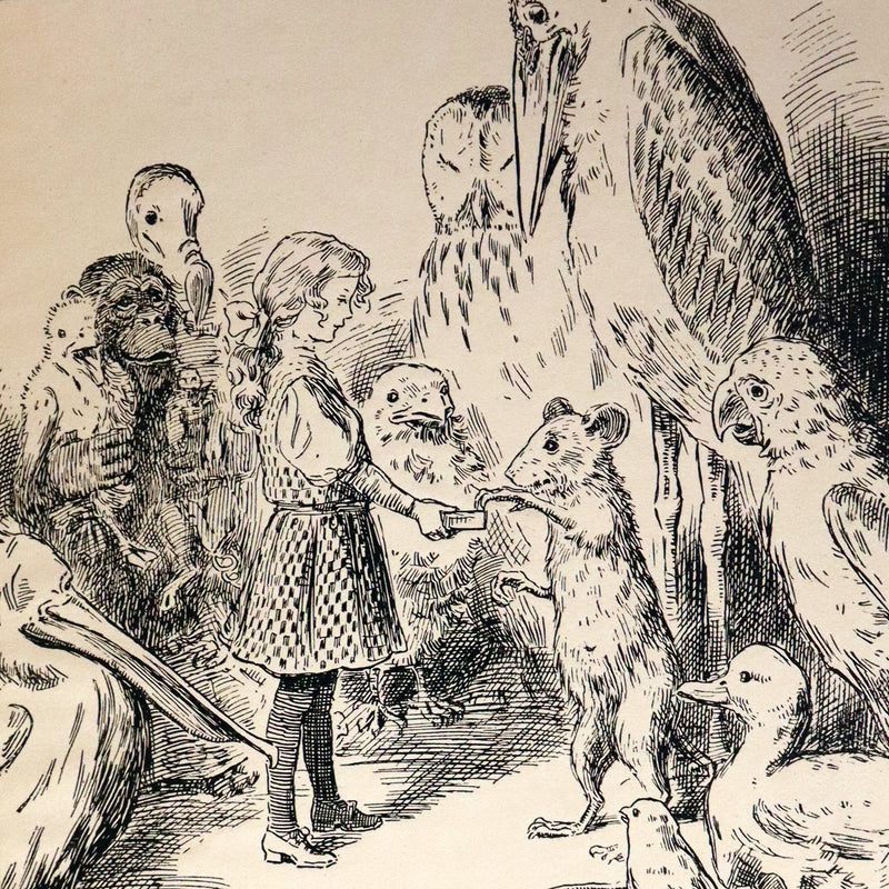 1908 Scarce Book - Alice's Adventures in Wonderland, 1st Edition Illustrated by K. M. Roberts.