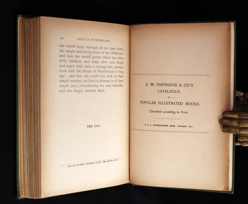 1908 Scarce Book - Alice's Adventures in Wonderland, 1st Edition Illustrated by K. M. Roberts.