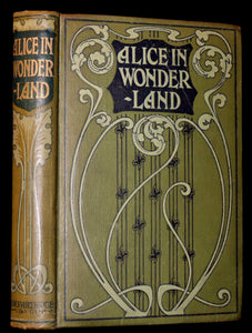 1908 Scarce Book - Alice's Adventures in Wonderland, 1st Edition Illustrated by K. M. Roberts.