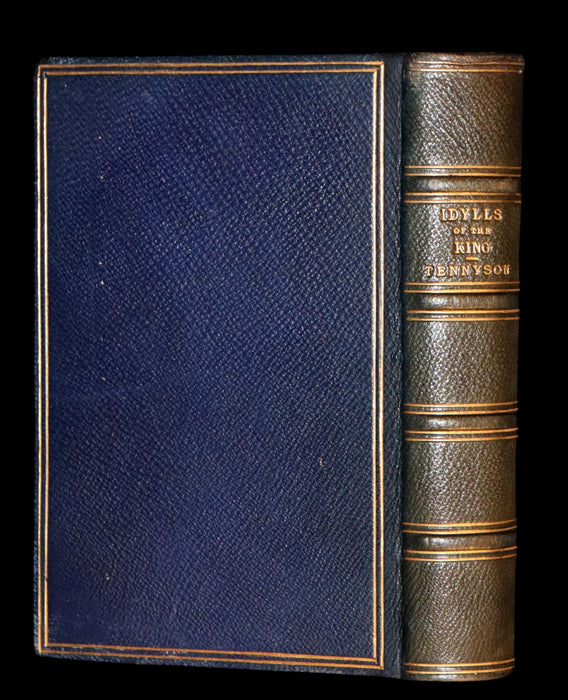 1869 Rare Book on Legend of King Arthur - IDYLLS OF THE KING by Alfred Tennyson.