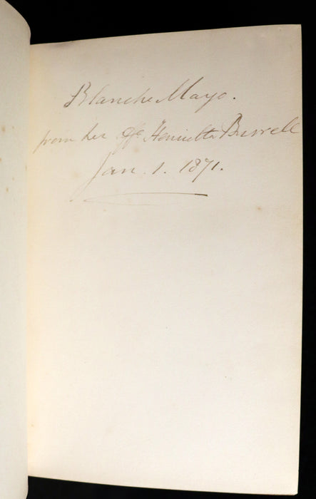 1869 Rare Book on Legend of King Arthur - IDYLLS OF THE KING by Alfred Tennyson.