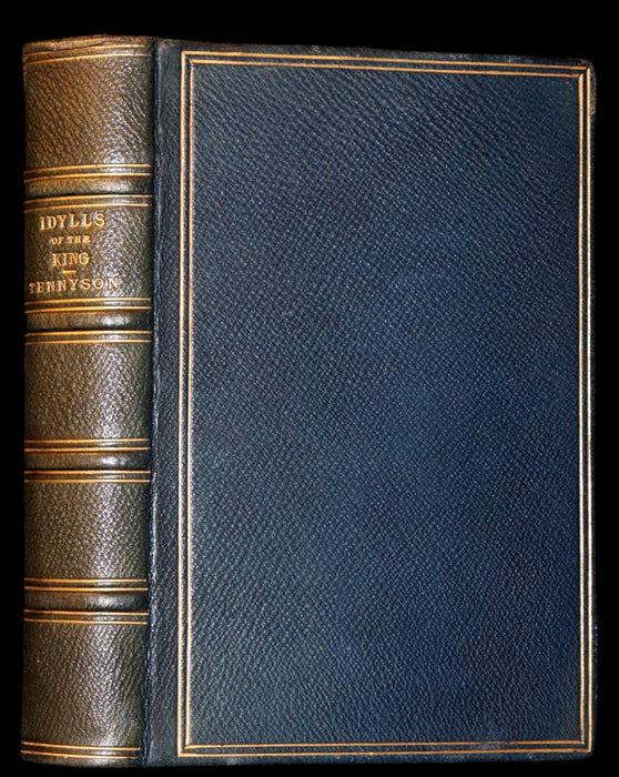 1869 Rare Book on Legend of King Arthur - IDYLLS OF THE KING by Alfred Tennyson.