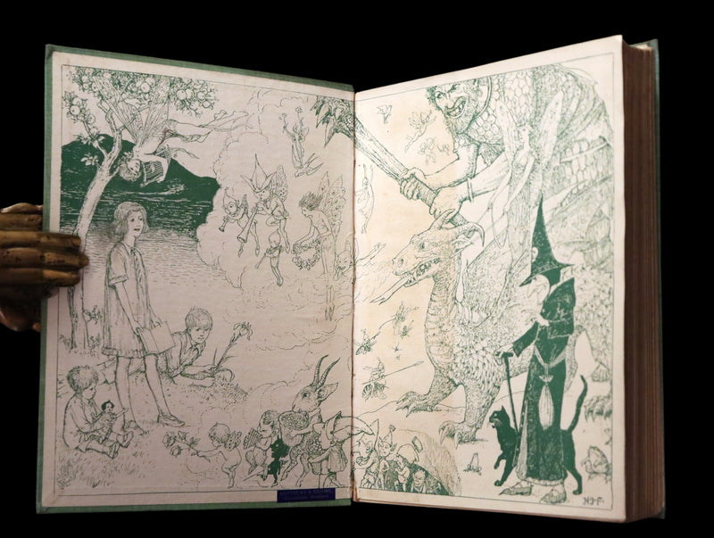 1926 Rare First Edition - OLD FRIENDS AMONG THE FAIRIES by Andrew Lang. Illustrated.