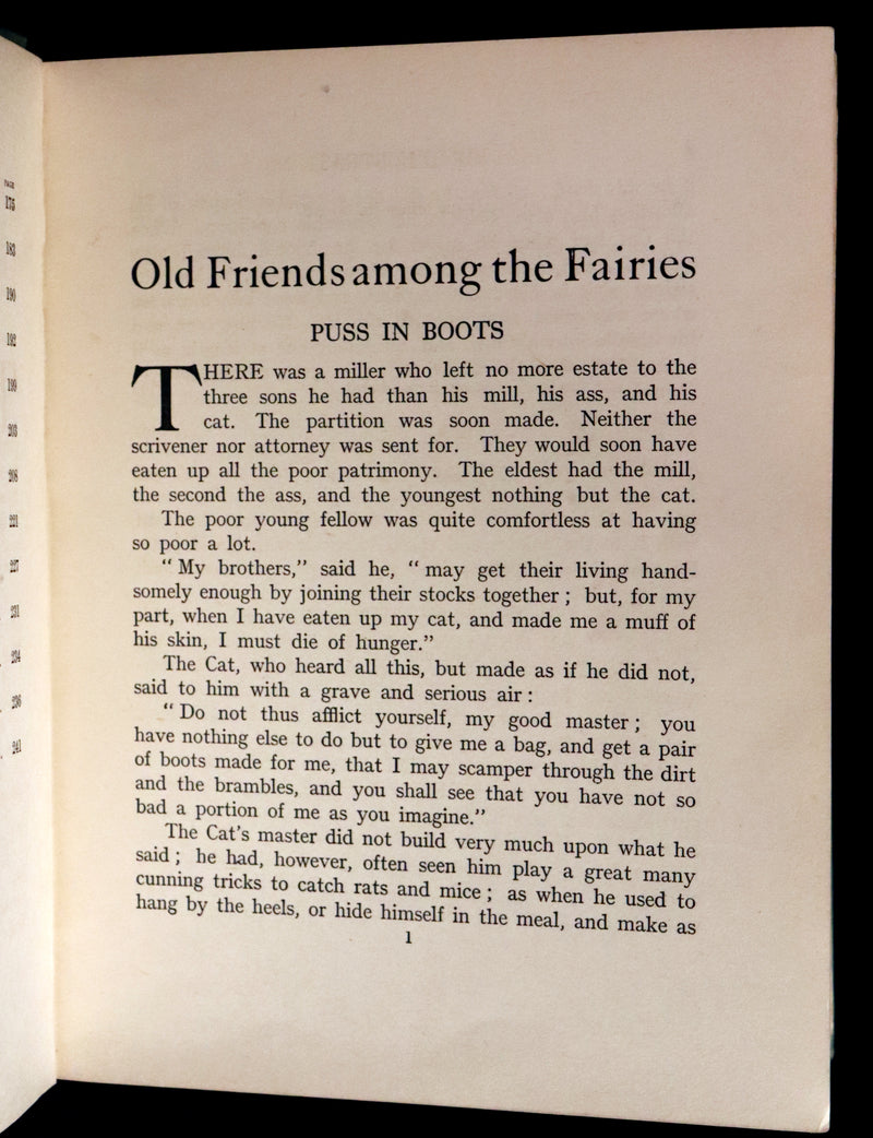 1926 Rare First Edition - OLD FRIENDS AMONG THE FAIRIES by Andrew Lang. Illustrated.
