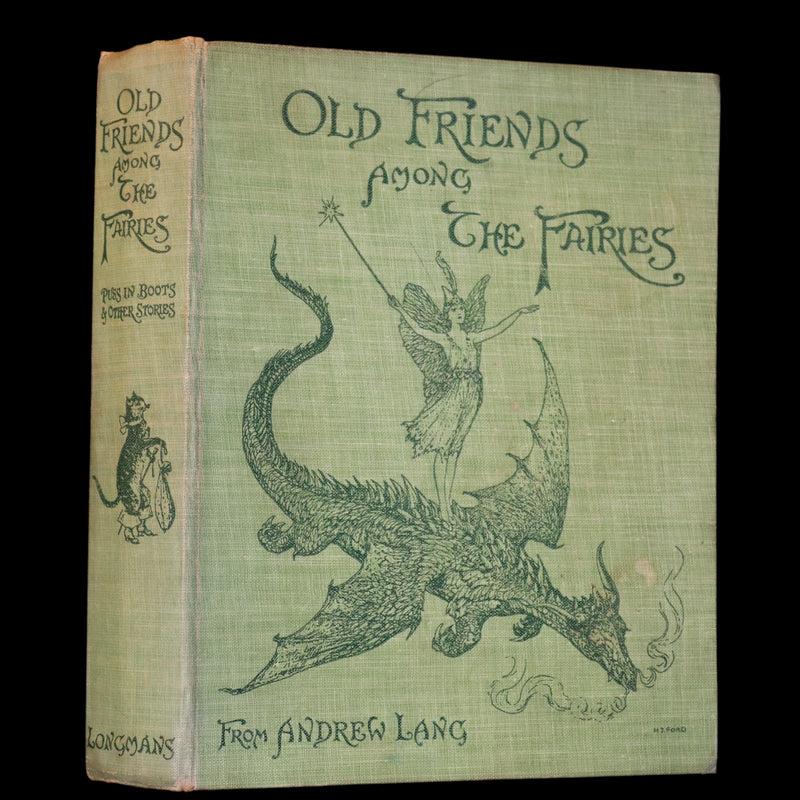 1926 Rare First Edition - OLD FRIENDS AMONG THE FAIRIES by Andrew Lang. Illustrated.