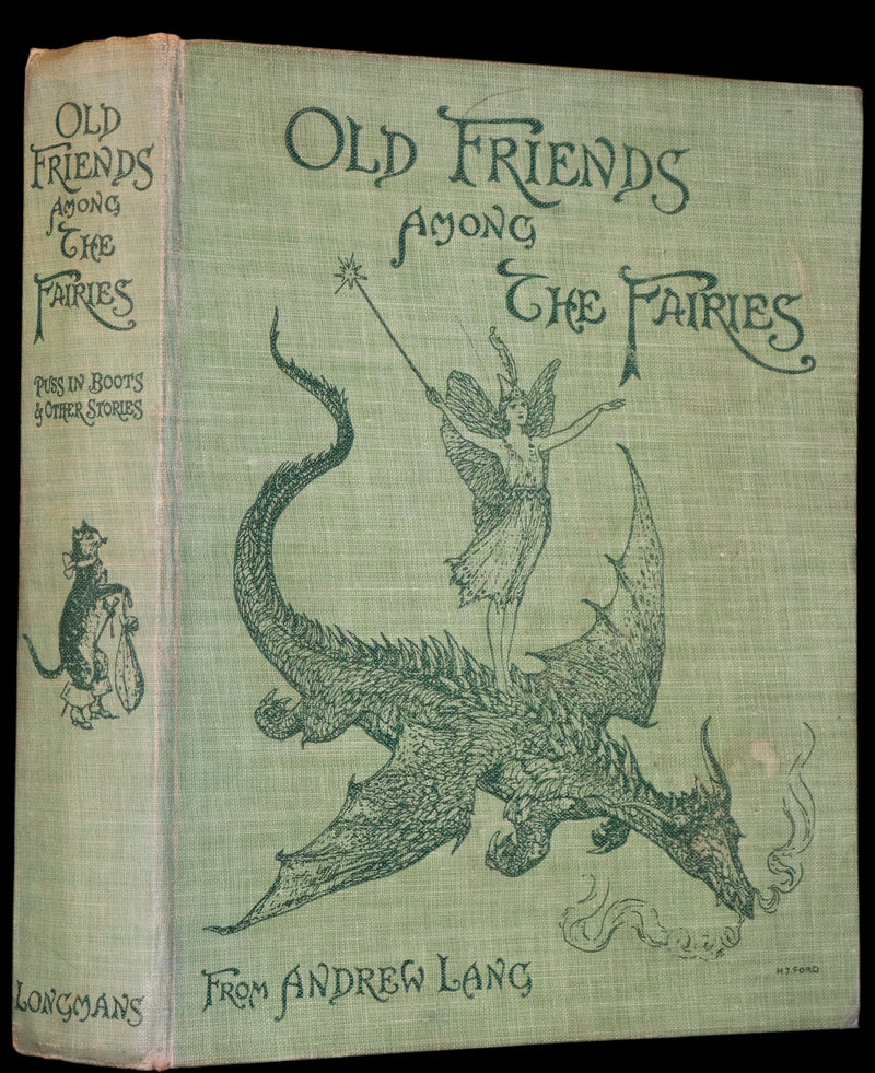 1926 Rare First Edition - OLD FRIENDS AMONG THE FAIRIES by Andrew Lang. Illustrated.