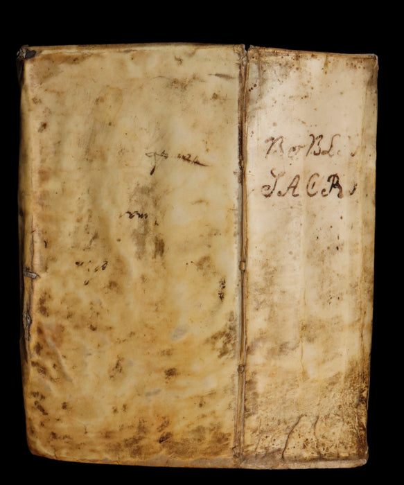 1648 Rare Latin Vellum Bible - Biblia Sacra, Sive Testamentum Vetus et Testamentum Novum. Old & New Testament.