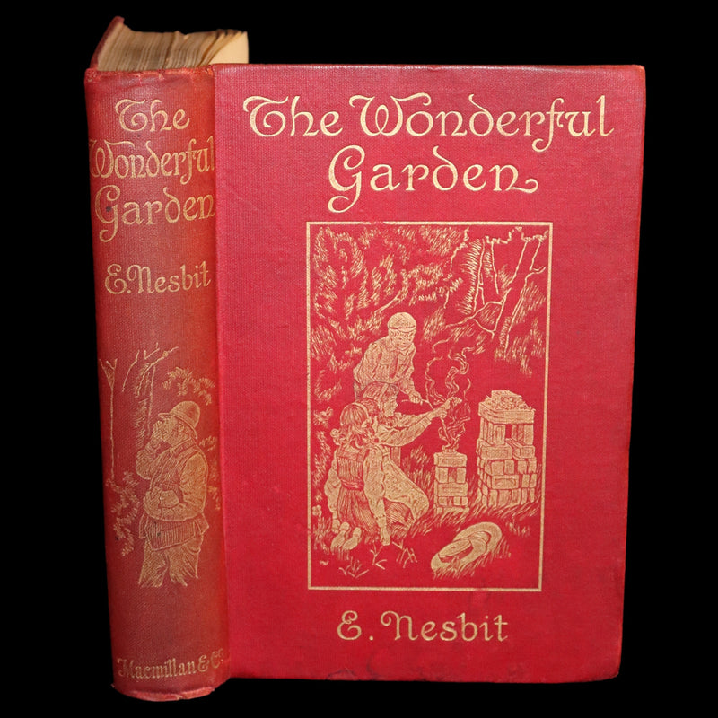 1911 Rare 1stED - THE WONDERFUL GARDEN, Magic Spells from Language of Flowers' Book by Edith Nesbit.