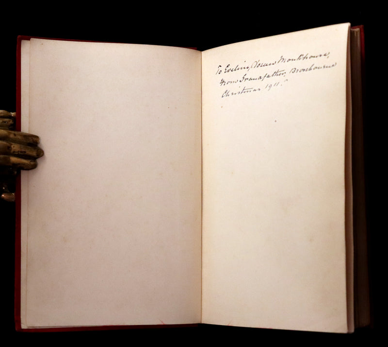 1911 Rare 1stED - THE WONDERFUL GARDEN, Magic Spells from Language of Flowers' Book by Edith Nesbit.