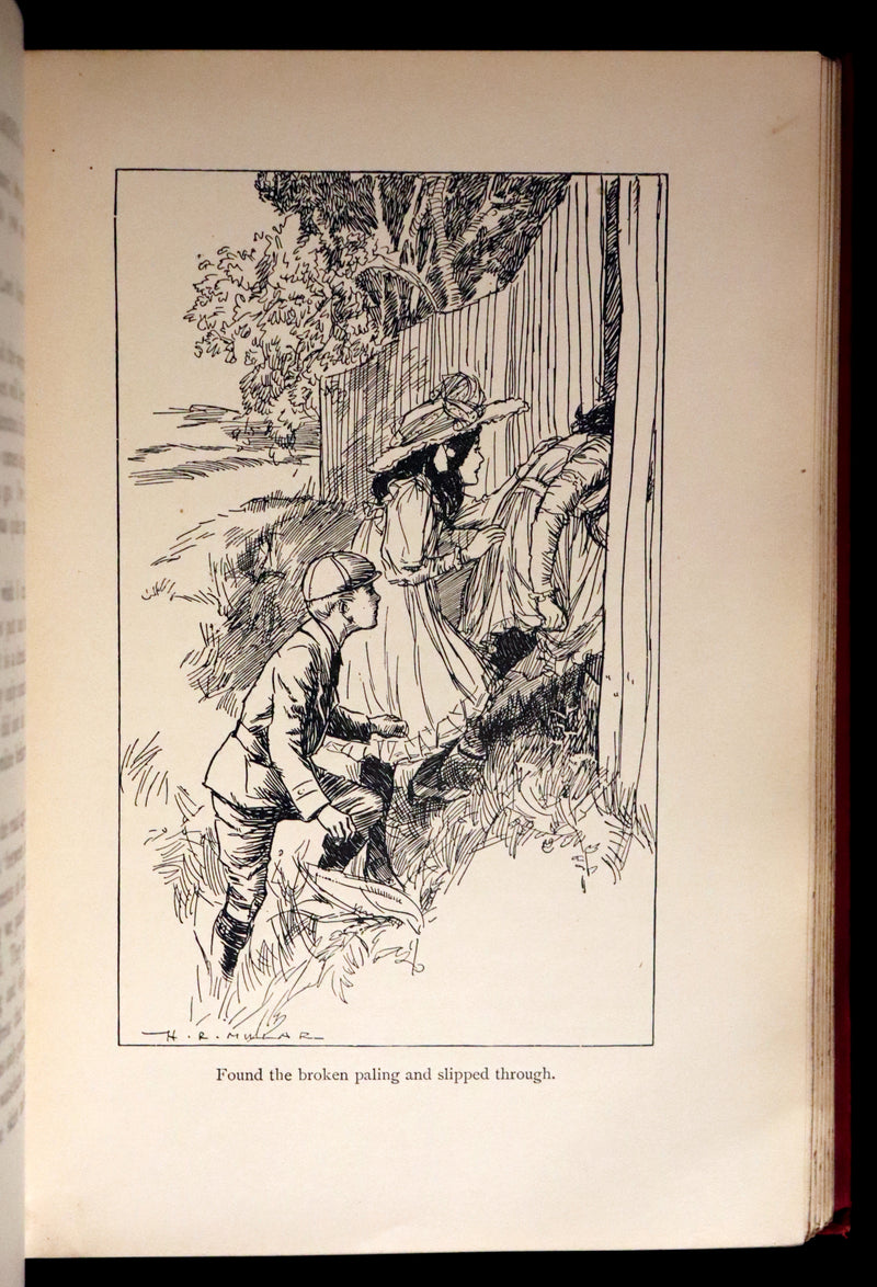 1911 Rare 1stED - THE WONDERFUL GARDEN, Magic Spells from Language of Flowers' Book by Edith Nesbit.