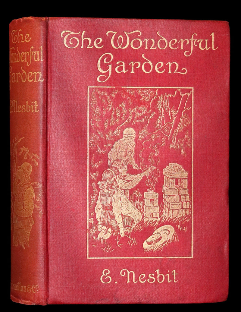 1911 Rare 1stED - THE WONDERFUL GARDEN, Magic Spells from Language of Flowers' Book by Edith Nesbit.