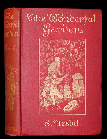1911 Rare 1stED - THE WONDERFUL GARDEN, Magic Spells from Language of Flowers' Book by Edith Nesbit.