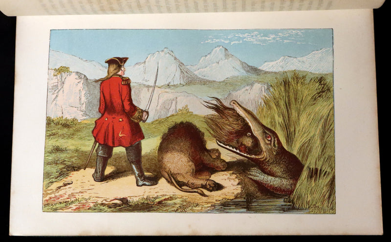 1859 Beautiful First Edition - Baron MUNCHAUSEN's Adventures color Illustrated by Crowquill.