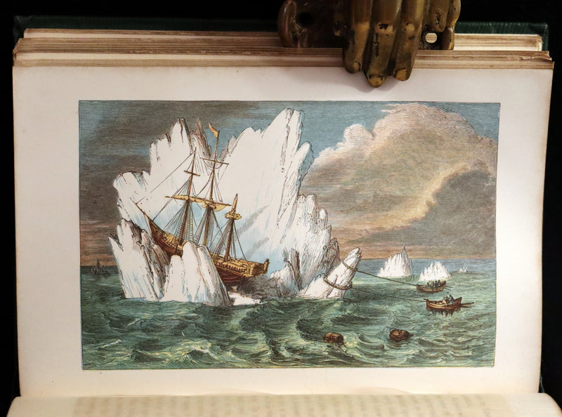 1859 Beautiful First Edition - Baron MUNCHAUSEN's Adventures color Illustrated by Crowquill.