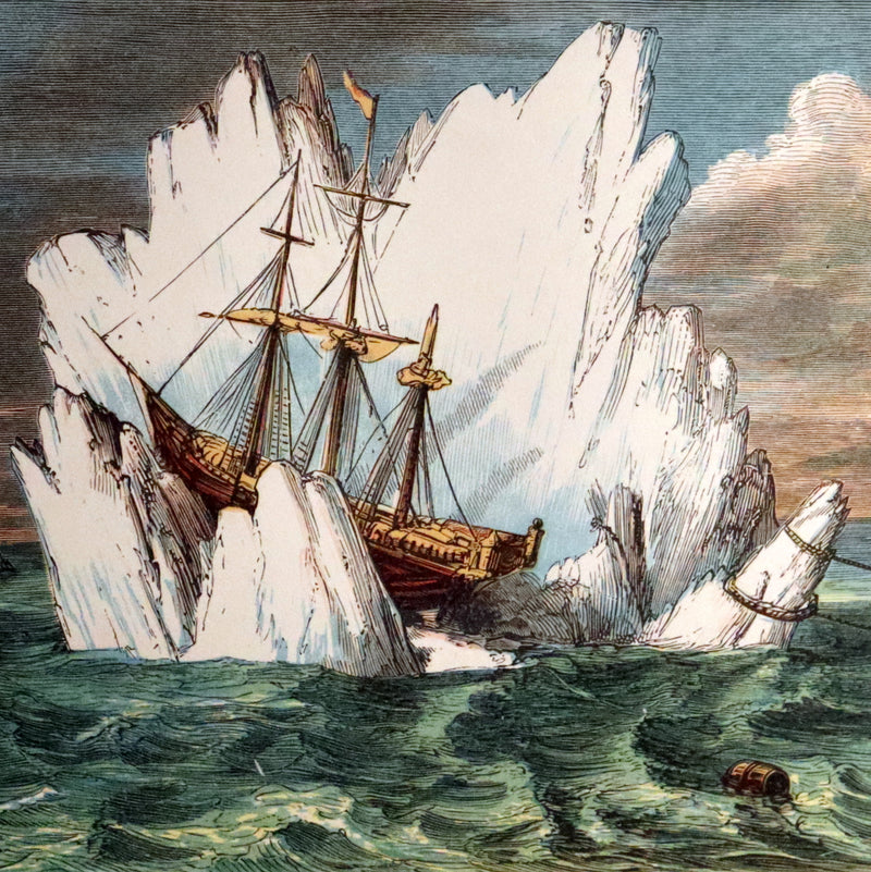 1859 Beautiful First Edition - Baron MUNCHAUSEN's Adventures color Illustrated by Crowquill.