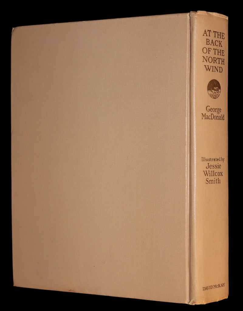 1919 Rare Book - AT THE BACK OF THE NORTH WIND, First Edition Illustrated by Jessie Willcox Smith.