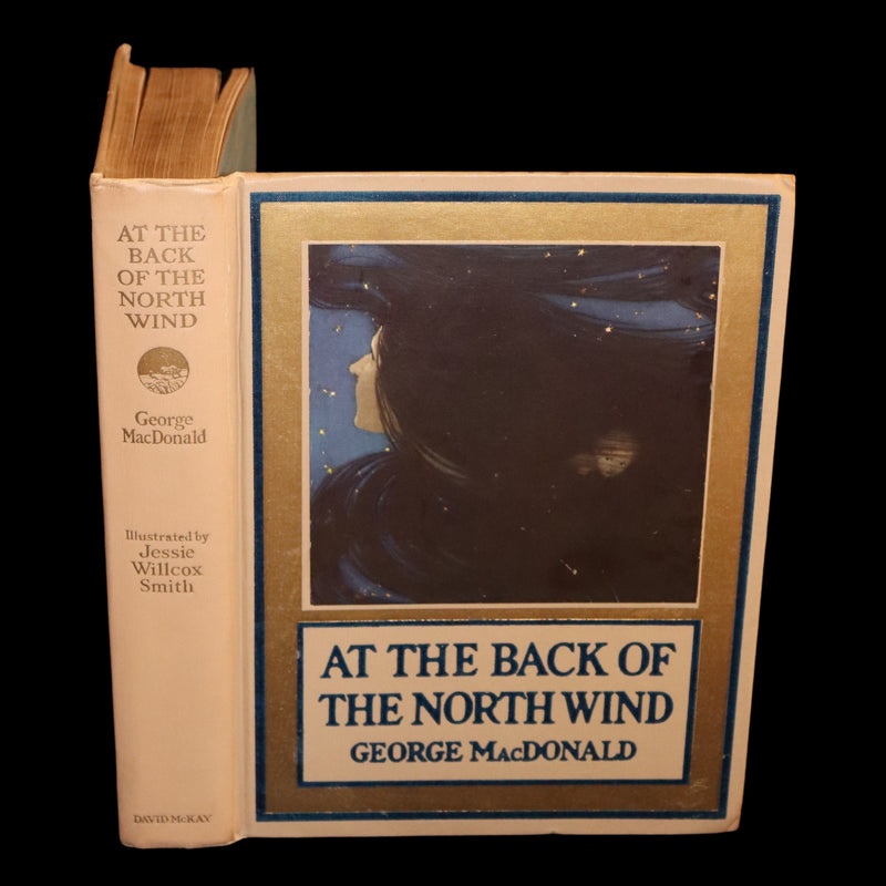 1919 Rare Book - AT THE BACK OF THE NORTH WIND, First Edition Illustrated by Jessie Willcox Smith.