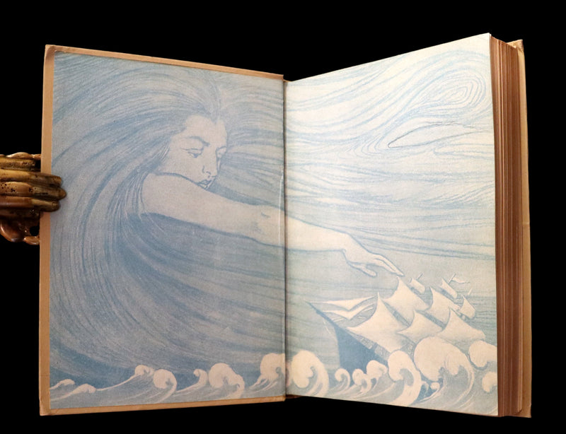 1919 Rare Book - AT THE BACK OF THE NORTH WIND, First Edition Illustrated by Jessie Willcox Smith.