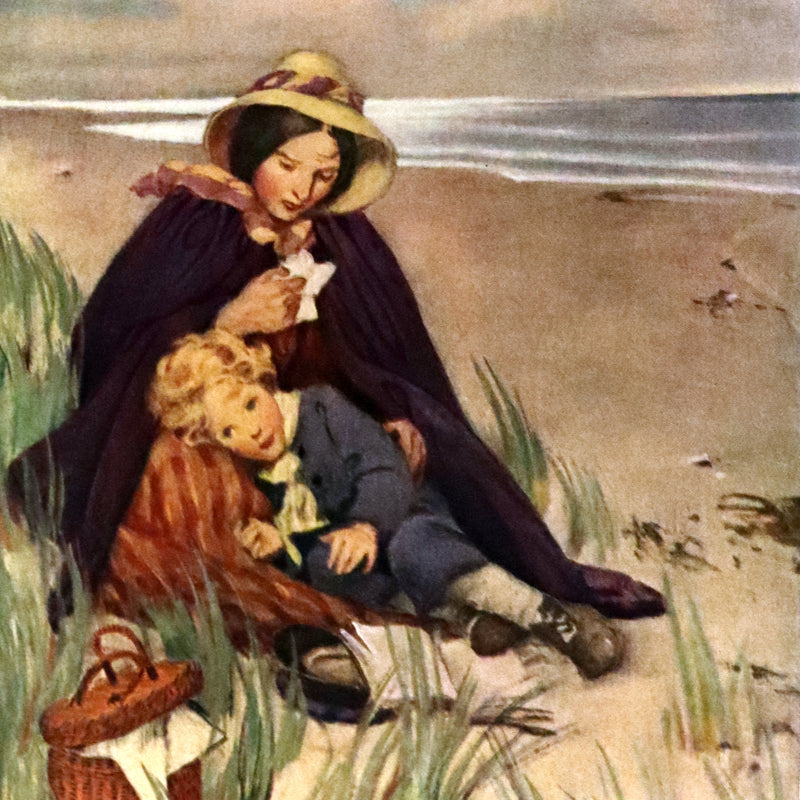 1919 Rare Book - AT THE BACK OF THE NORTH WIND, First Edition Illustrated by Jessie Willcox Smith.