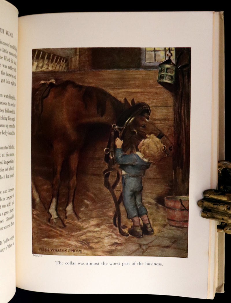 1919 Rare Book - AT THE BACK OF THE NORTH WIND, First Edition Illustrated by Jessie Willcox Smith.