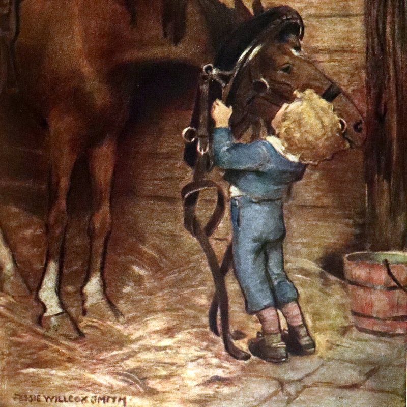 1919 Rare Book - AT THE BACK OF THE NORTH WIND, First Edition Illustrated by Jessie Willcox Smith.