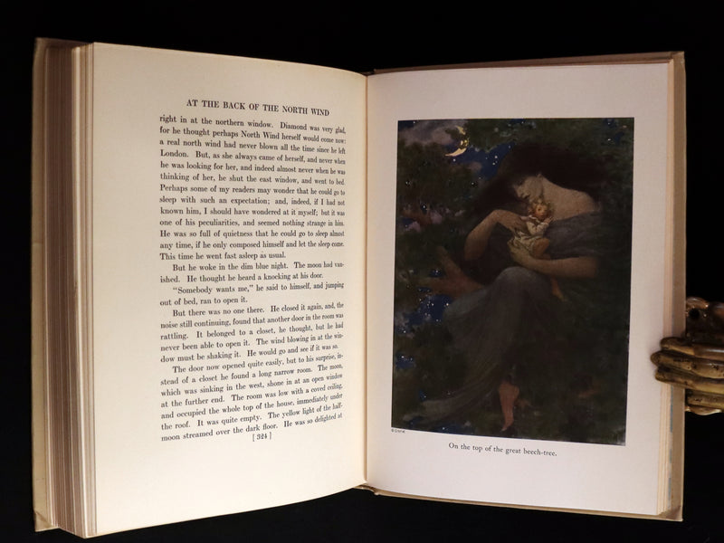 1919 Rare Book - AT THE BACK OF THE NORTH WIND, First Edition Illustrated by Jessie Willcox Smith.