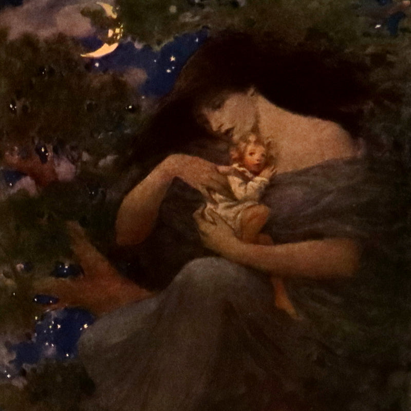 1919 Rare Book - AT THE BACK OF THE NORTH WIND, First Edition Illustrated by Jessie Willcox Smith.