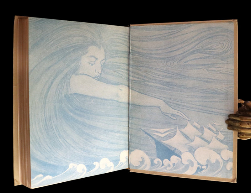 1919 Rare Book - AT THE BACK OF THE NORTH WIND, First Edition Illustrated by Jessie Willcox Smith.