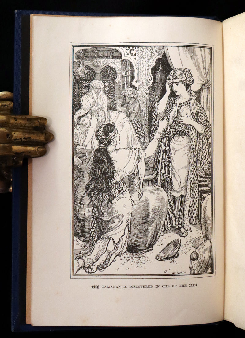 1898 Rare 1stED Book - THE ARABIAN NIGHTS by Andrew Lang Illustrated by Henry Justice Ford.