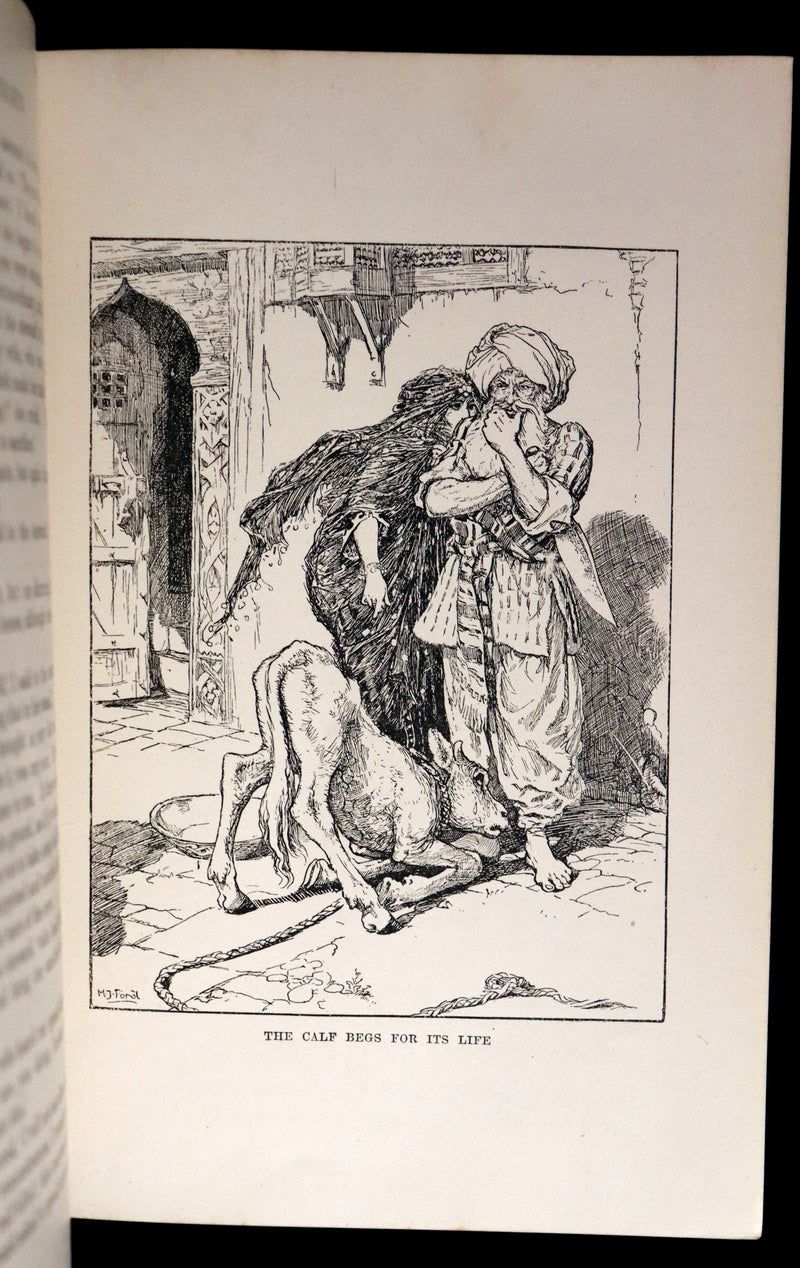 1898 Rare 1stED Book - THE ARABIAN NIGHTS by Andrew Lang Illustrated by Henry Justice Ford.