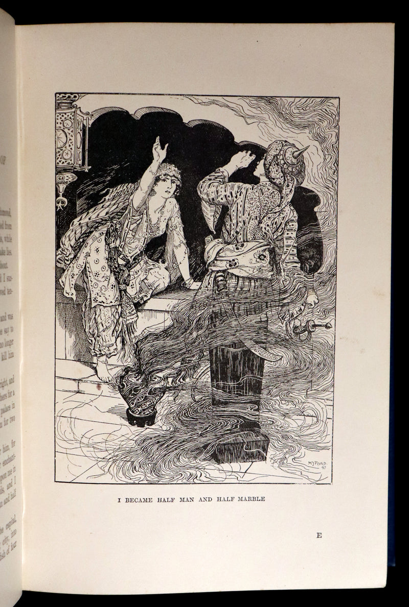 1898 Rare 1stED Book - THE ARABIAN NIGHTS by Andrew Lang Illustrated by Henry Justice Ford.