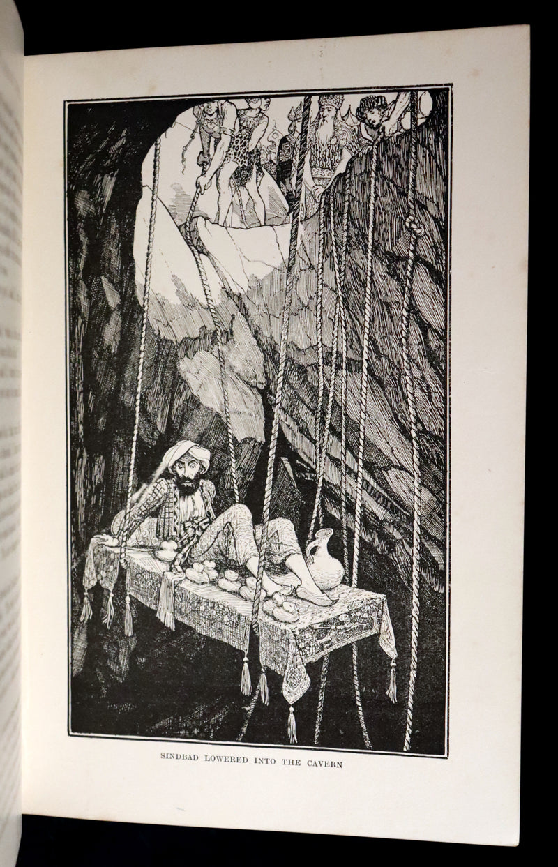 1898 Rare 1stED Book - THE ARABIAN NIGHTS by Andrew Lang Illustrated by Henry Justice Ford.