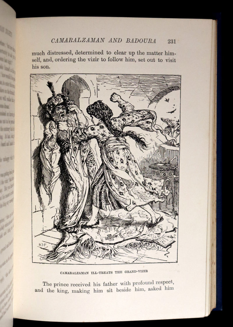 1898 Rare 1stED Book - THE ARABIAN NIGHTS by Andrew Lang Illustrated by Henry Justice Ford.
