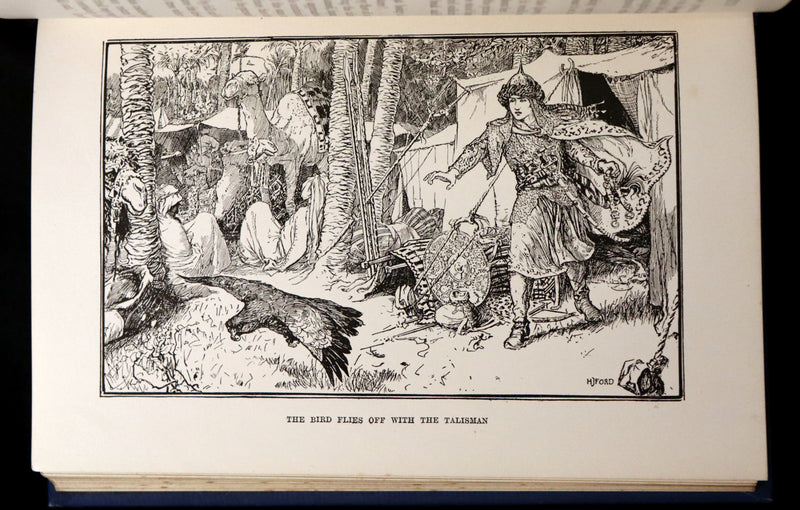 1898 Rare 1stED Book - THE ARABIAN NIGHTS by Andrew Lang Illustrated by Henry Justice Ford.