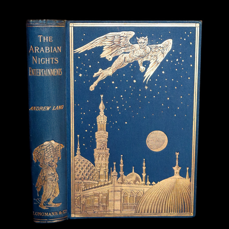 1898 Rare 1stED Book - THE ARABIAN NIGHTS by Andrew Lang Illustrated by Henry Justice Ford.