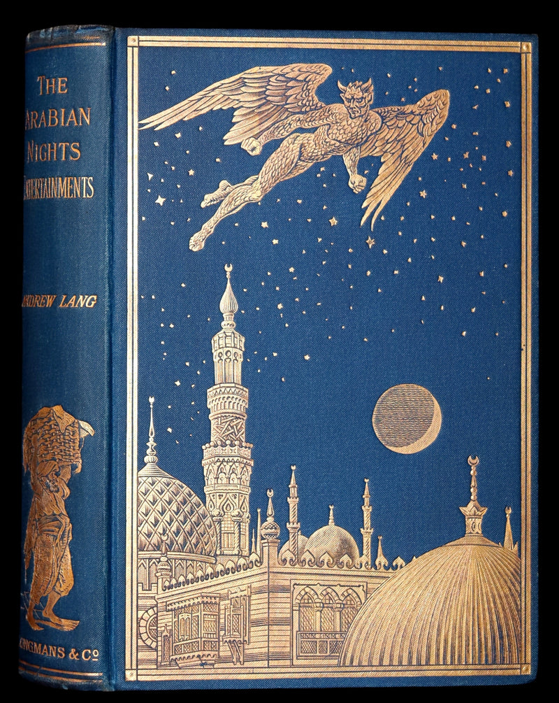 1898 Rare 1stED Book - THE ARABIAN NIGHTS by Andrew Lang Illustrated by Henry Justice Ford.