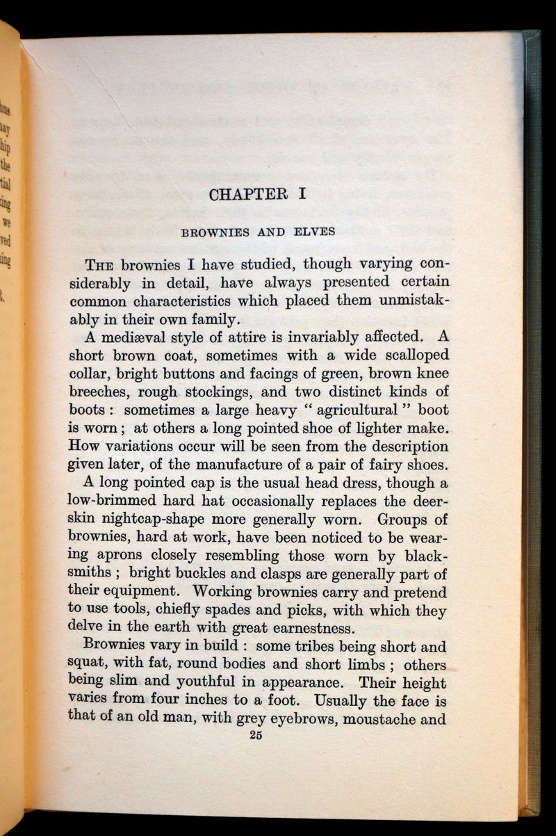 1925 Rare First Edition - Fairies at Work and at Play observed by Geoffrey Hodson.