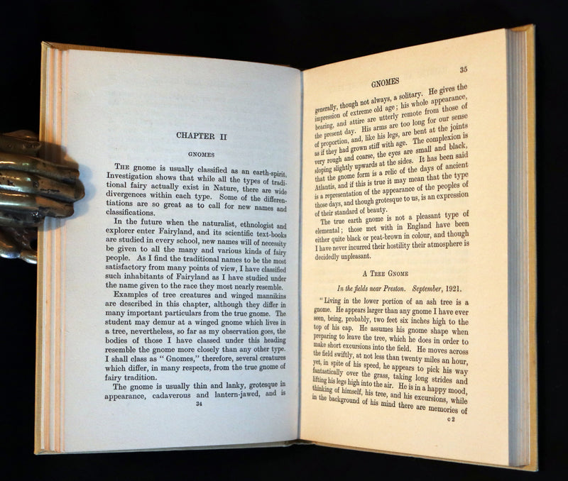 1925 Rare First Edition - Fairies at Work and at Play observed by Geoffrey Hodson.