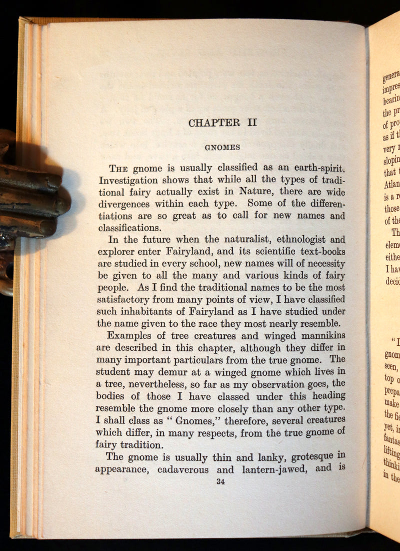 1925 Rare First Edition - Fairies at Work and at Play observed by Geoffrey Hodson.